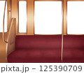 電車内(夕、窓透過) 125390709