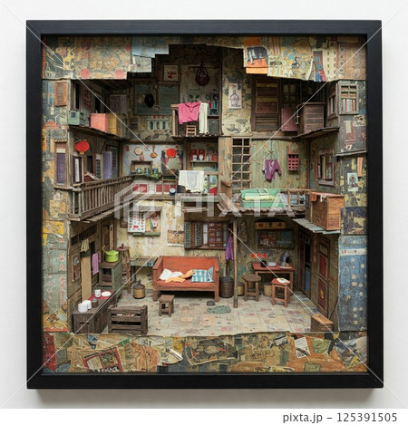 かつての九龍城の風景 125391505