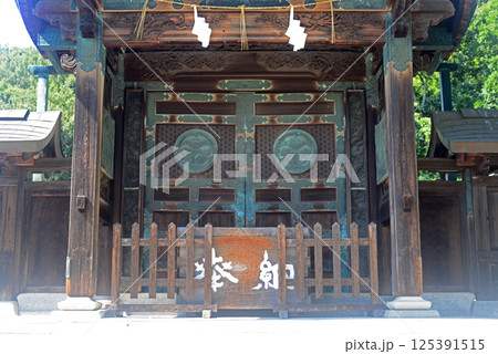 高松屋島神社の神門 125391515