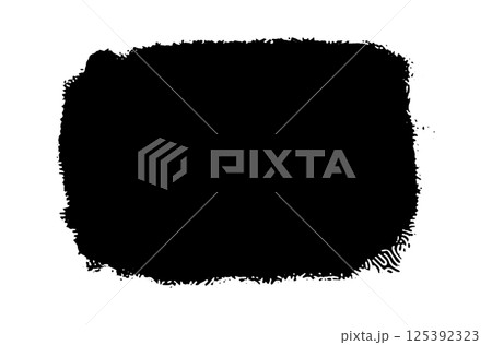 Grunge square template. Black painted squares or rectangular shapes. Hand drawn brush frame for text. Grunge square template. Black painted squares or rectangular shapes. Hand drawn brush frame for text. 125392323