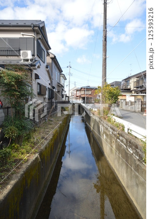 水路　東京郊外八王子 125393216