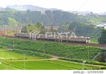 東海道本線　菊川－金谷　JR東海　211系　GG7編成（静岡） 125393394