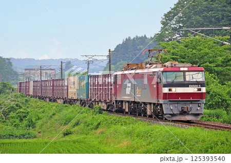 東北本線　白坂－豊原　JR貨物　EH500-5（仙台） 125393540