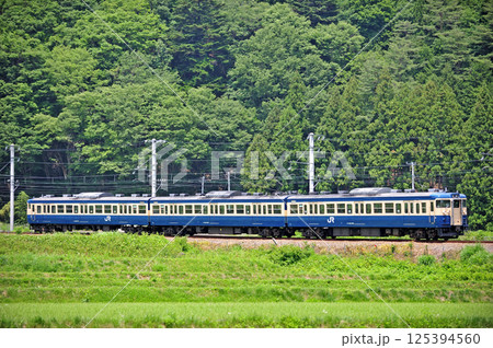 富士急行線　寿－三つ峠　JR東日本　115系　M6編成（豊田） 125394560