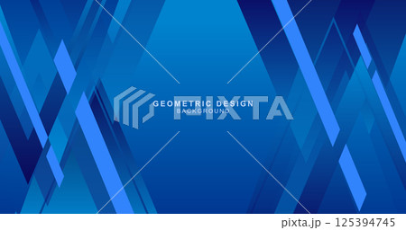 斜線と三角形で組み合わせた幾何学的な背景素材 125394745