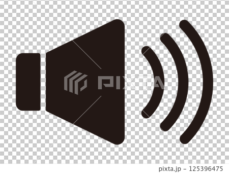 Volume icon, speaker icon illustration 125396475