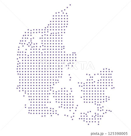 Denmark map dotted pattern design purple circle 125398005