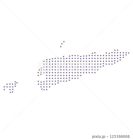 East Timor map dotted pattern design purple circle 125398008