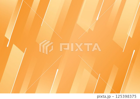 ビジネス背景　幾何学的グラデーション背景イラスト　オレンジ色モダン斜線　きれいなスタイリッシュ 125398375