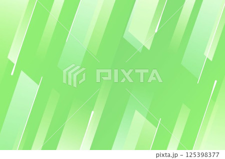 ビジネス背景　幾何学的グラデーション背景イラスト　新緑グリーン色　スタイリッシュ　シャープ 125398377