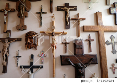 Collection of crosses 125398584