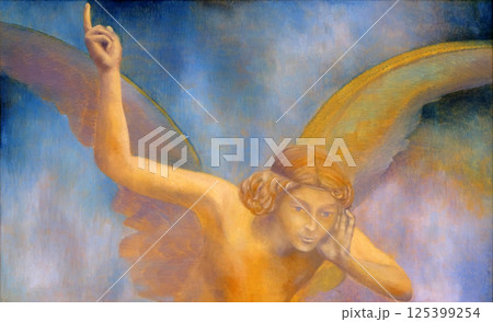 Archangel, altarpiece in St Paul's Cathedral in Tirana, Albania Archangel, altarpiece in St Paul's Cathedral in Tirana, Albania 125399254
