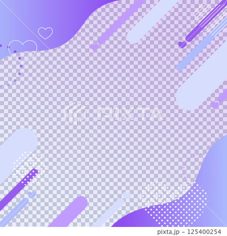 可愛的幾何圖案背景材料無縫框架形狀波浪漸變狂喜 125400254