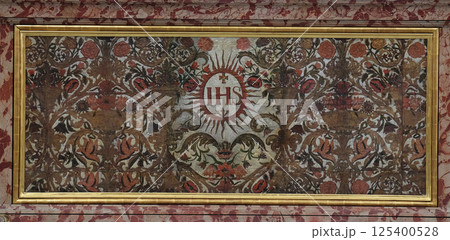 Altar in Jesuit church of St. Francis Xavier in Lucerne, Switzerland 125400528