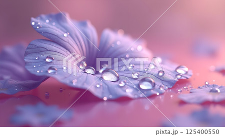 Floral Serenity: Dew-Kissed Lavender Bloom Beauty Floral Serenity: Dew-Kissed Lavender Bloom Beauty 125400550
