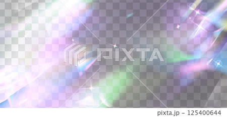 Rainbow prism flare effect 125400644