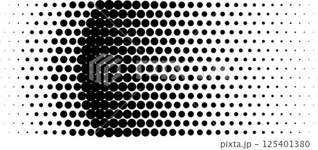 gradient halftone dots grunge background. Vector illustration 125401380