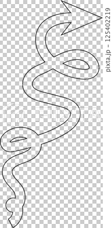 Arrow line set. Thin Lines direction, navigation, pointer 125402219