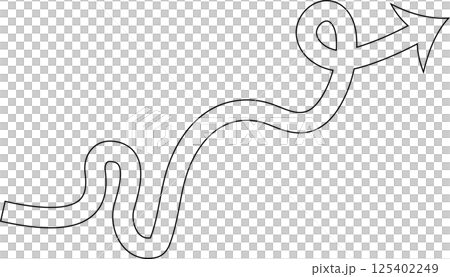 Arrow line set. Thin Lines direction, navigation, pointer 125402249