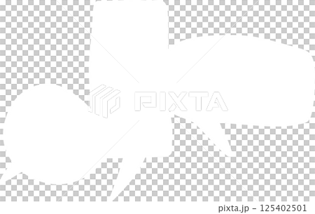 Speech bubble white Speech bubble white 125402501