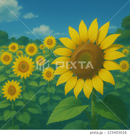 ひまわり16景 ― 表現でめぐる夏の記憶 125403016