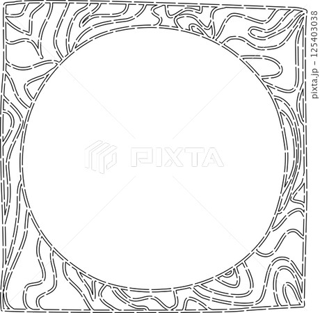 Circle frame 125403038