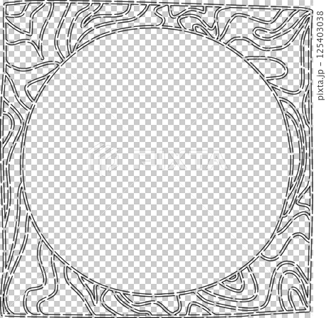 Circle frame 125403038