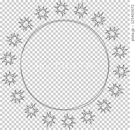Circle frame 125403072