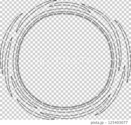 Circle frame 125403077