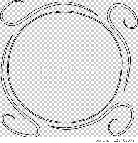 Circle frame Circle frame 125403078
