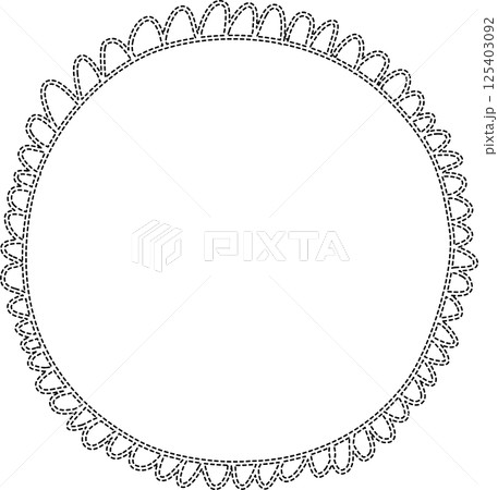 Circle frame 125403092
