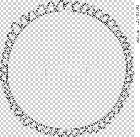 Circle frame 125403092