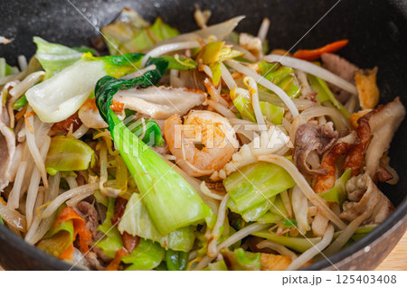 野菜炒め 125403408
