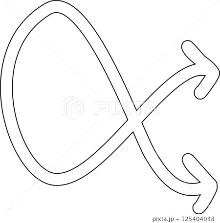 Set of arrow, hand drawn icons 125404038