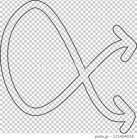 Set of arrow, hand drawn icons 125404038