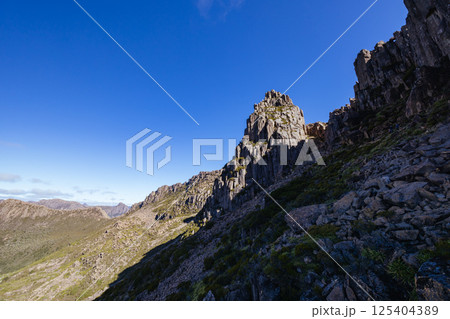 Views around Mt Ossa in Tasmania Australia 125404389