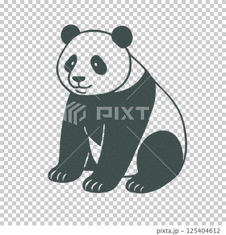 熊貓線描插畫,簡單,圖標,素材,無背景,動物系列 熊貓線描插畫,簡單,圖標,素材,無背景,動物系列 125404612
