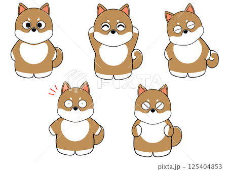 柴犬のポーズ集 柴犬のポーズ集 125404853