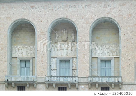 Stone Carvings Depicting Biblical Scenes at Montserrat 125406010