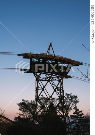 [六甲ガーデンテラス]レトロなロープウェイの塔 125406389