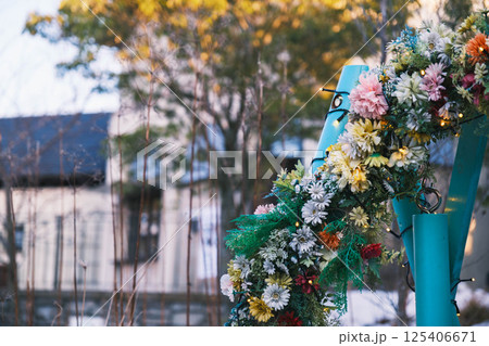 [六甲ガーデンテラス]キレイなお花のオブジェ 125406671