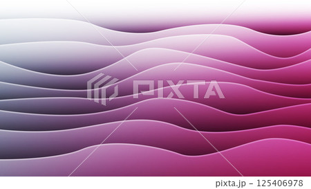 背景波状素材 波模様_柄_グラデーション 125406978