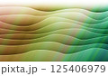 流れるような曲線の背景素材 波模様_グラデーション 125406979