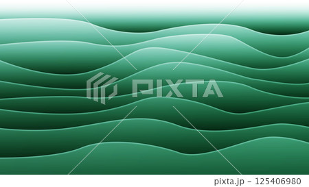 背景波状素材 波模様_柄_グラデーション 125406980