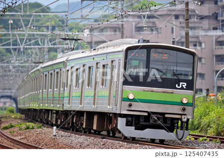 東海道本線 真鶴 JR東日本 205系 H19編成(鎌倉) 湯河原疎開 東海道本線 真鶴 JR東日本 205系 H19編成(鎌倉) 湯河原疎開 125407435