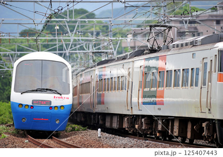 東海道本線　真鶴　伊豆急　2100系　R-5編成　JR東日本　185系　A6編成（大宮）　踊り子 125407443