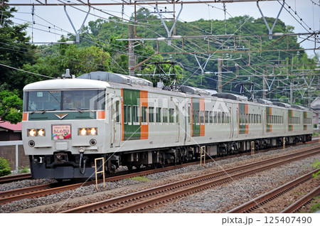 東海道本線 二宮-大磯 JR東日本 185系 B6編成(大宮) 下田あじさい祭ときんめ祭りの旅 東海道本線 二宮-大磯 JR東日本 185系 B6編成(大宮) 下田あじさい祭ときんめ祭りの旅 125407490