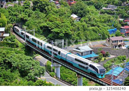 伊豆急行線　伊豆大川－伊豆北川　JR東日本　251系　RE-1編成（大宮）　スーパービュー踊り子 125408240