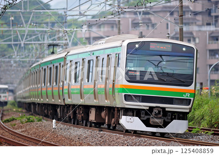 東海道本線　真鶴　JR東日本　E231系1000番台　S-23編成（国府津） 125408859