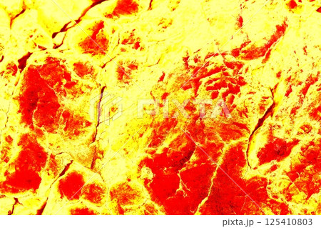 Raw surface of natural stone, textured surface background. Changed color scheme. 125410803